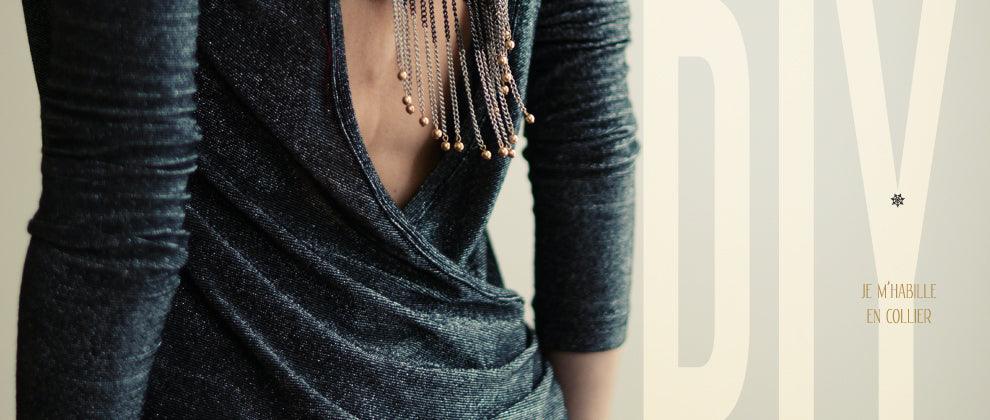 Un collier pour habiller un dos-nu