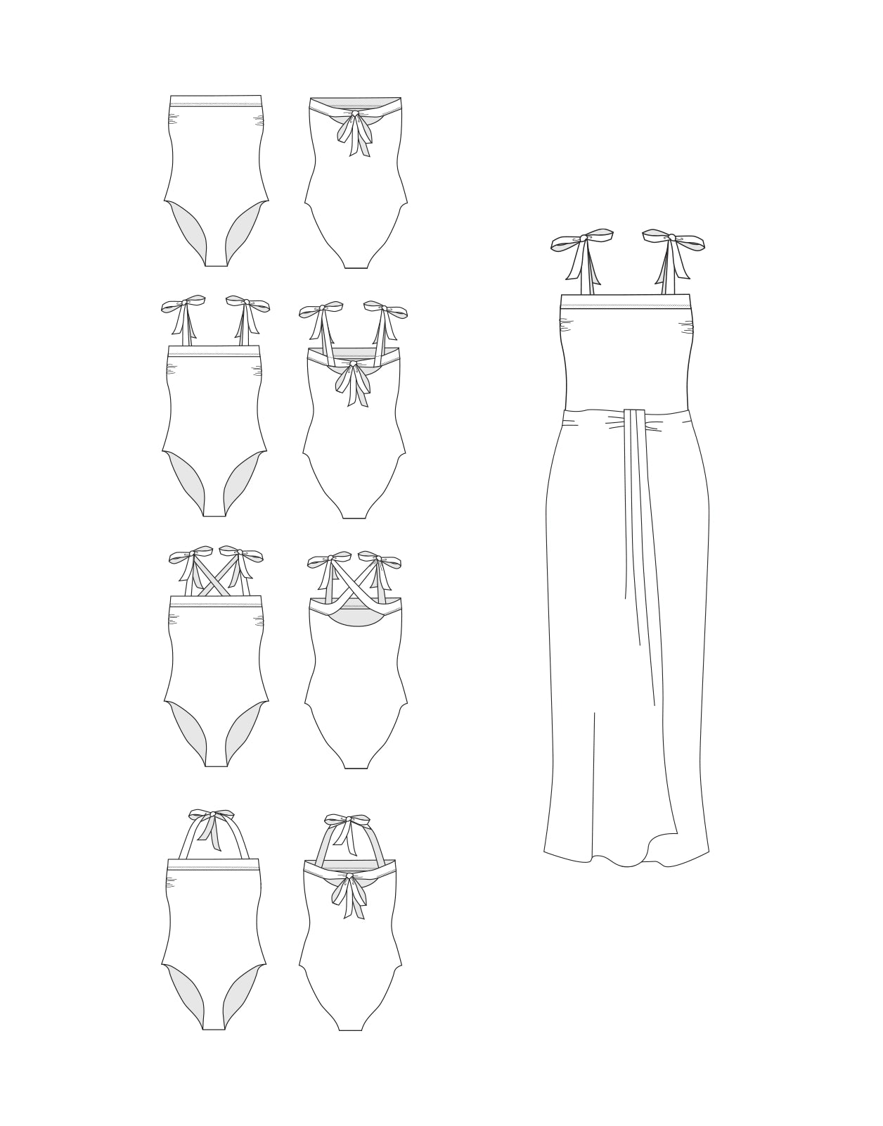 Patron De Couture Vintage Pour Maillot De Bain Années 70 - Taille Adulte Femme - Grande Taille - Occasion
