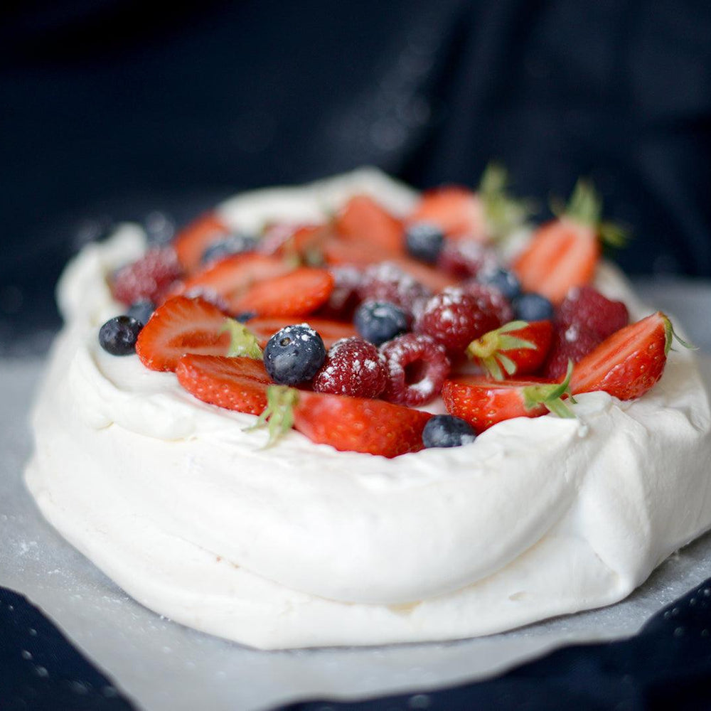 Pavlova retour du marché // Chantilly au basilic