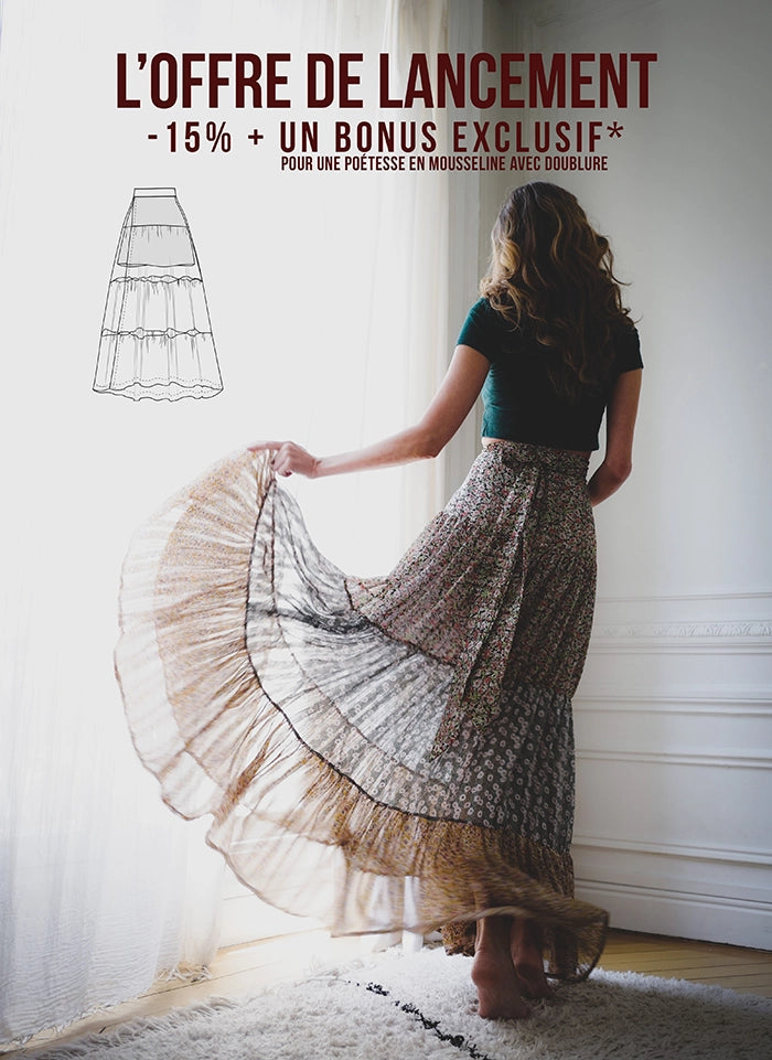 LA POÉTESSE | Jupe Mini + Midi + Maxi