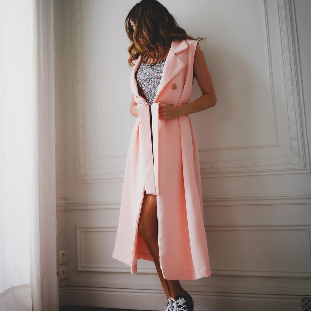 L'ADRESSE N°03 | Trench maxi sans manches