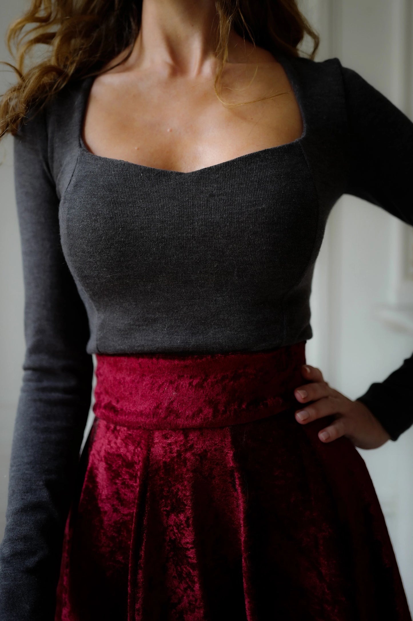 PETIT COEUR | Top décolleté parfait