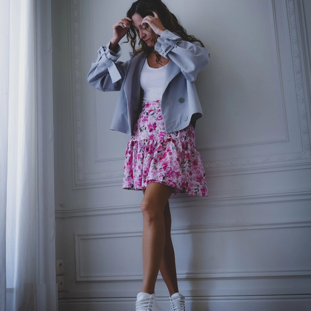 
                      
                        L'ADRESSE N°01 | Veste trapèze
                      
                    